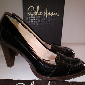 cole haan white pumps